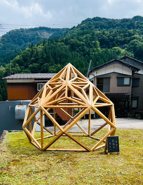 Zome建築の木組み